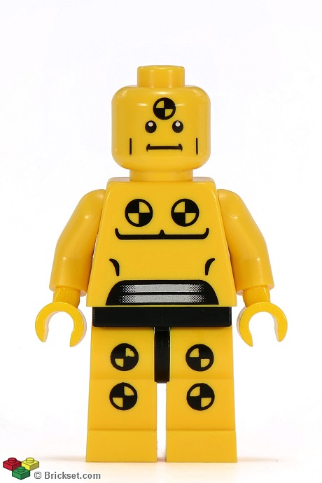 col008 - Demolition Dummy, Series 1 (Minifigure Only without Stand and Accessories)