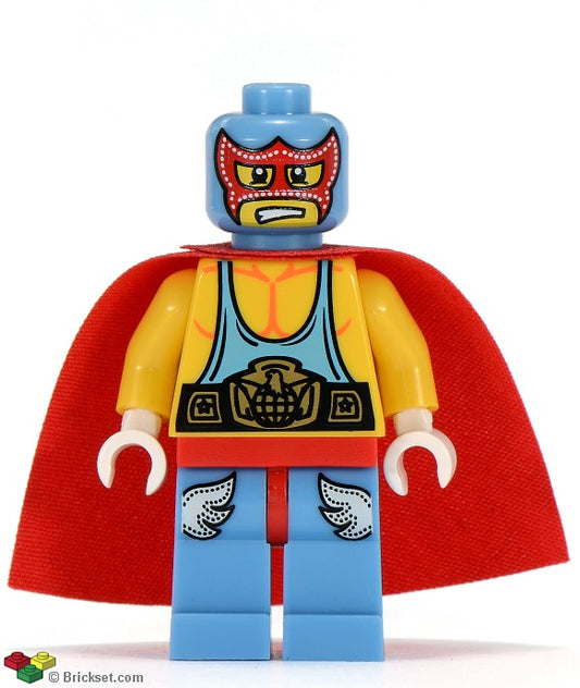 col010 - Super Wrestler, Series 1 (Minifigure Only without Stand and Accessories)