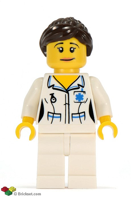 col011 - Nurse, Series 1 (Minifigure Only without Stand and Accessories)