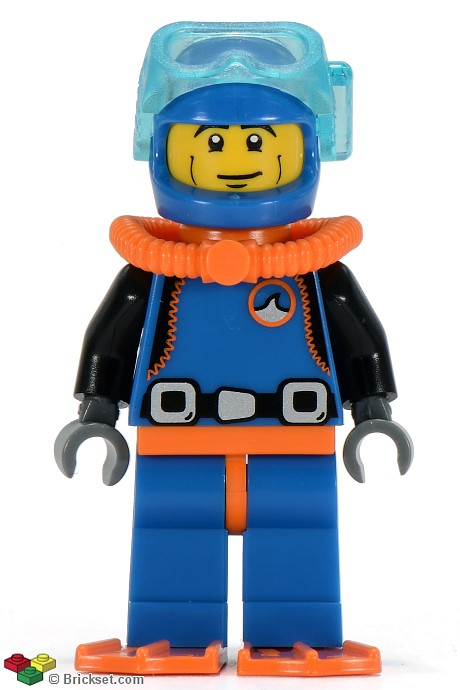col015 - Deep Sea Diver, Series 1 (Minifigure Only without Stand and Accessories)