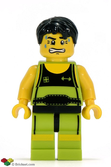 col026 - Weightlifter, Series 2 (Minifigure Only without Stand and Accessories)