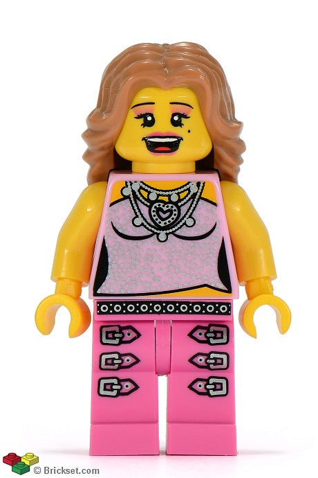 col027 - Pop Star, Series 2 (Minifigure Only without Stand and Accessories)
