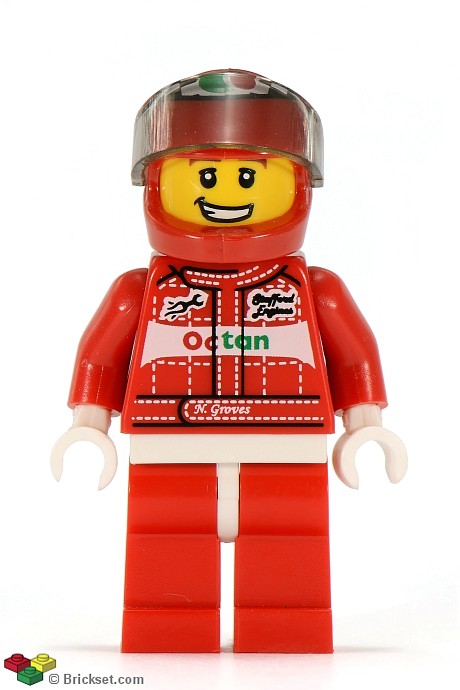col040 - Race Car Driver, Series 3 (Minifigure Only without Stand and Accessories)