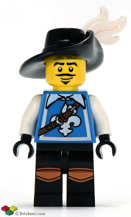 col051 - Musketeer, Series 4 (Minifigure Only without Stand and Accessories)