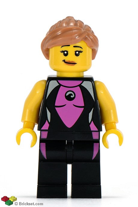 col053 - Surfer Girl, Series 4 (Minifigure Only without Stand and Accessories)