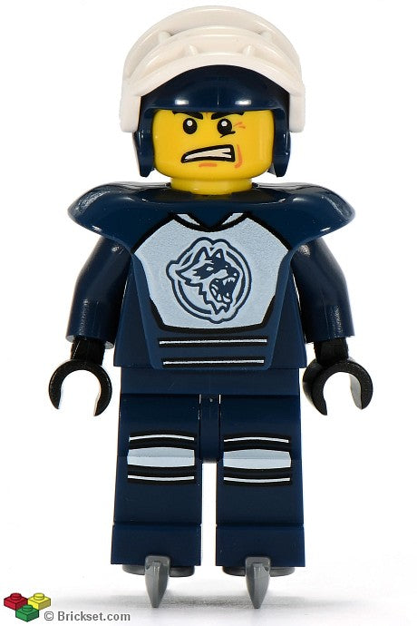 col056 - Hockey Player, Series 4 (Minifigure Only without Stand and Accessories)