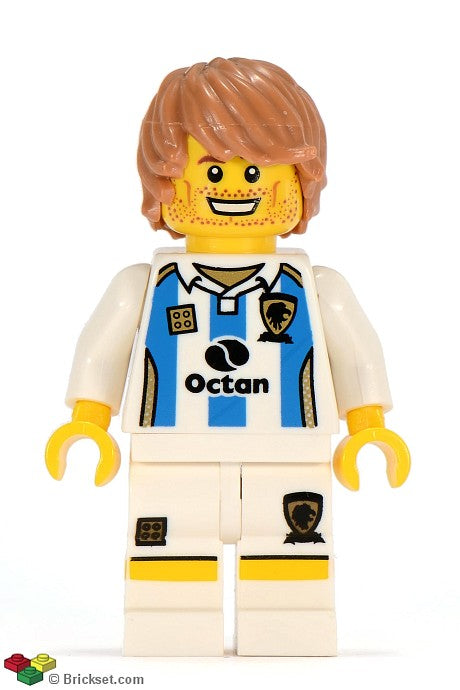 col059 - Soccer Player, Series 4 (Minifigure Only without Stand and Accessories)