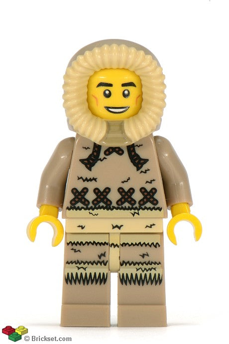 col068 - Ice Fisherman, Series 5 (Minifigure Only without Stand and Accessories)
