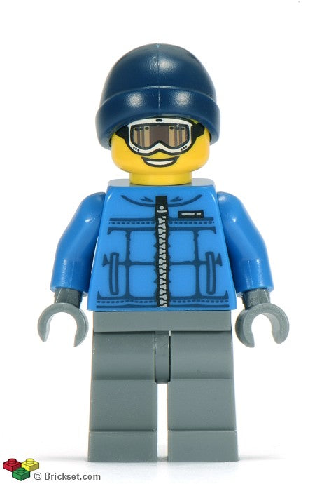 col080 - Snowboarder Guy, Series 5 (Minifigure Only without Stand and Accessories)