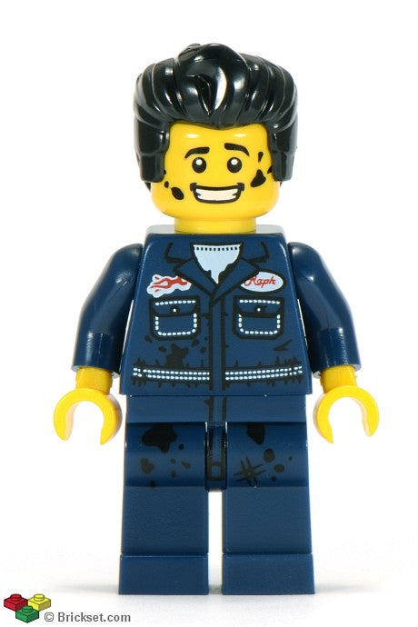 col095 - Mechanic, Series 6 (Minifigure Only without Stand and Accessories)