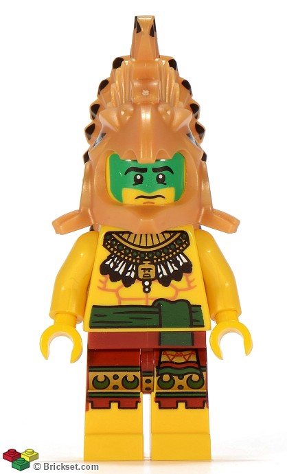 col098 - Aztec Warrior, Series 7 (Minifigure Only without Stand and Accessories)