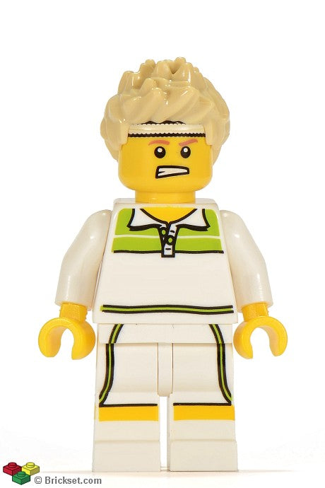 col105 - Tennis Ace, Series 7 (Minifigure Only without Stand and Accessories)