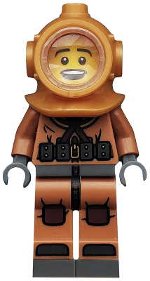 col118 - Diver, Series 8 (Minifigure Only without Stand and Accessories)