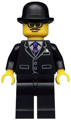 col120 - Businessman, Series 8 (Minifigure Only without Stand and Accessories)