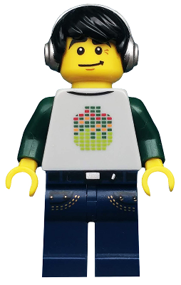 col124 - DJ, Series 8 (Minifigure Only without Stand and Accessories)