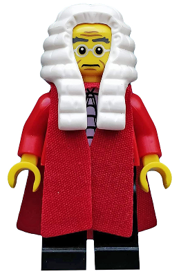 col138 - Judge, Series 9 (Minifigure Only without Stand and Accessories)