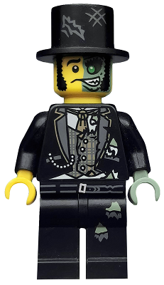col142 - Mr. Good and Evil, Series 9 (Minifigure Only without Stand and Accessories)
