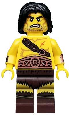 col163 - Barbarian, Series 11 (Minifigure Only without Stand and Accessories)