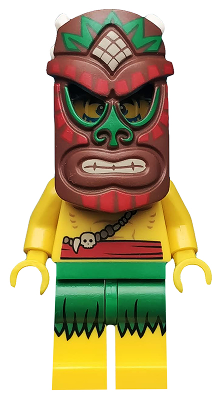 col167 - Island Warrior, Series 11 (Minifigure Only without Stand and Accessories)