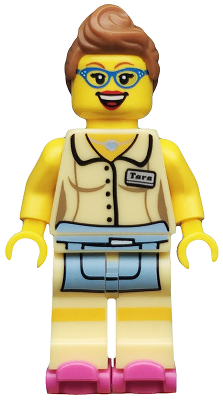 col175 - Diner Waitress, Series 11 (Minifigure Only without Stand and Accessories)