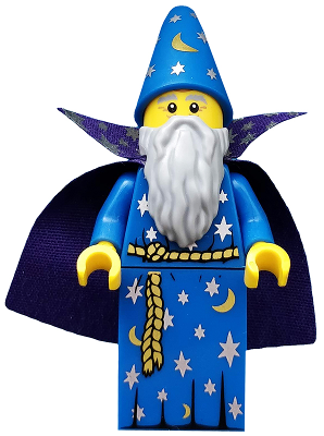 col179 - Wizard, Series 12 (Minifigure Only without Stand and Accessories)
