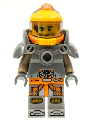 col184 - Space Miner, Series 12 (Minifigure Only without Stand and Accessories)