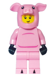 col192 - Piggy Guy, Series 12 (Minifigure Only without Stand and Accessories)