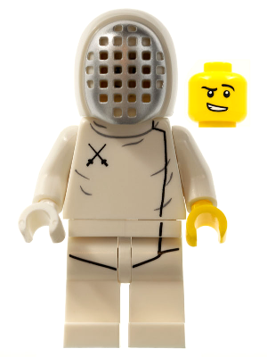 col205 - Fencer, Series 13 (Minifigure Only without Stand and Accessories)