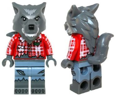 col211 - Wolf Guy, Series 14 (Minifigure Only without Stand and Accessories)