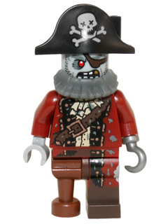 col212 - Zombie Pirate, Series 14 (Minifigure Only without Stand and Accessories)