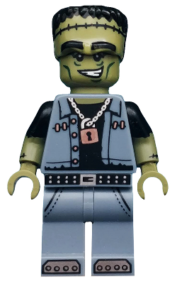 col222 - Monster Rocker, Series 14 (Minifigure Only without Stand and Accessories)