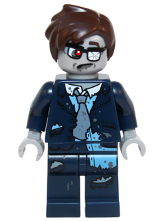 col223 - Zombie Businessman, Series 14 (Minifigure Only without Stand and Accessories)