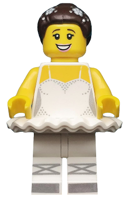 col237 - Ballerina, Series 15 (Minifigure Only without Stand and Accessories)