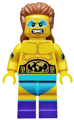 col241 - Wrestling Champion, Series 15 (Minifigure Only without Stand and Accessories)