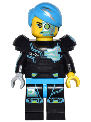 col246 - Cyborg, Series 16 (Minifigure Only without Stand and Accessories)