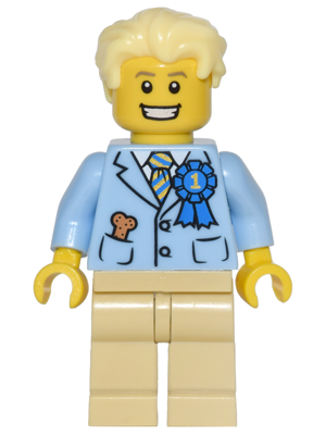 col255 - Dog Show Winner, Series 16 (Minifigure Only without Stand and Accessories)