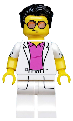 col297 - Yuppie, Series 17 (Minifigure Only without Stand and Accessories)