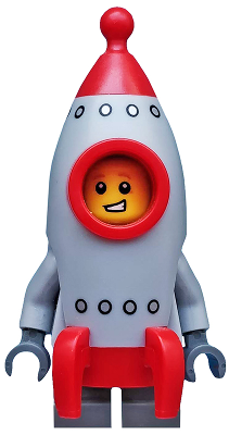 col298 - Rocket Boy, Series 17 (Minifigure Only without Stand and Accessories)