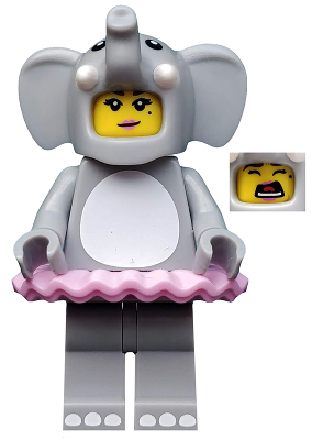 col312 - Elephant Girl, Series 18 (Minifigure Only without Stand and Accessories)
