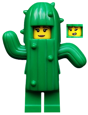 col322 - Cactus Girl, Series 18 (Minifigure Only without Stand and Accessories)