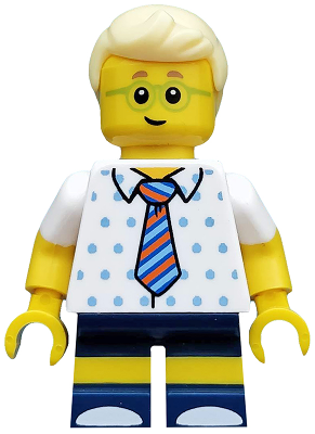 col327 - Birthday Party Boy, Series 18 (Minifigure Only without Stand and Accessories)