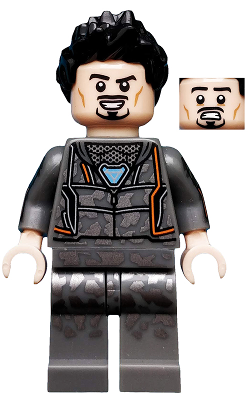 col336 - Tony Stark - Hoodie, Silver Camo