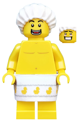 col342 - Shower Guy, Series 19 (Minifigure Only without Stand and Accessories)