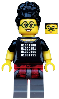 col345 - Programmer, Series 19 (Minifigure Only without Stand and Accessories)