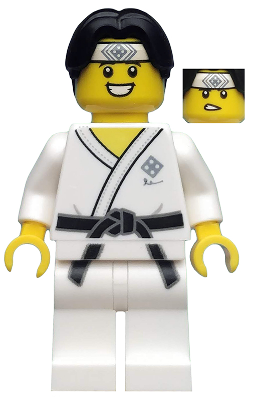 col367 - Martial Arts Boy, Series 20 (Minifigure Only without Stand and Accessories)