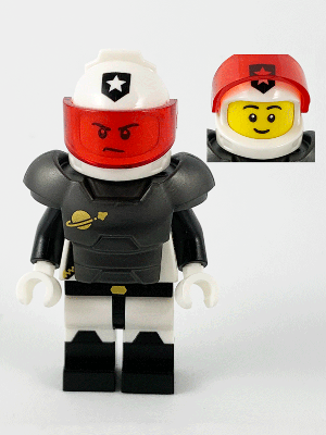 col383 - Space Police Guy, Series 21 (Minifigure Only without Stand and Accessories)
