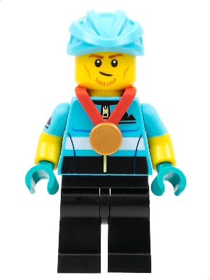 col397 - Wheelchair Racer, Series 22 (Minifigure Only without Stand and Accessories)