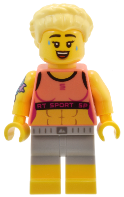 col430 - Fitness Instructor, Series 25 (Minifigure Only without Stand and Accessories)