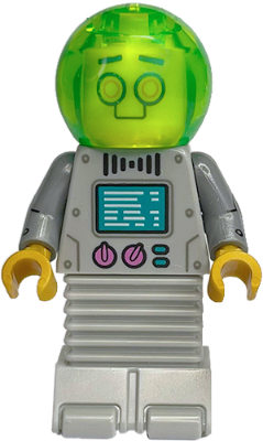 col445 - Robot Butler, Series 26 (Minifigure Only without Stand and Accessories)