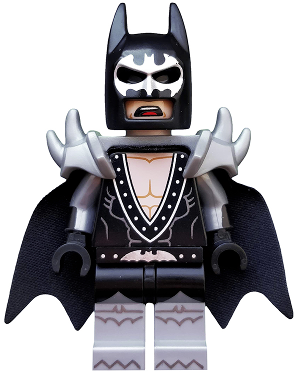 coltlbm02 - Glam Metal Batman, The LEGO Batman Movie, Series 1 (Minifigure Only without Stand and Accessories)